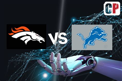 Denver Broncos at Detroit Lions odds, picks and predictions.